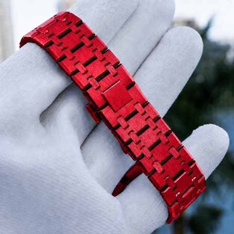 Racing Red — Metal Strap — Lépine